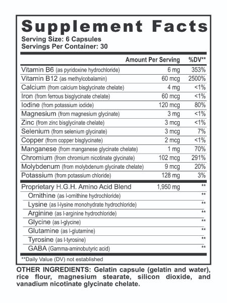 H.G.H. Amino Acid Blend